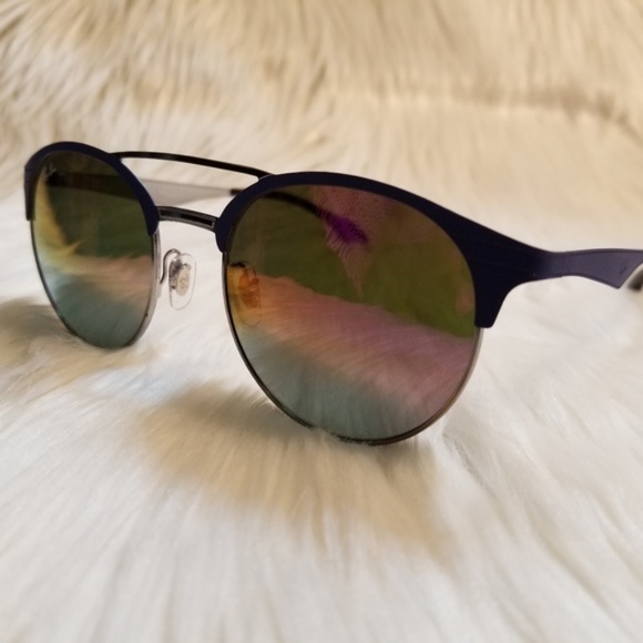 Ray Ban sunglasses Mirrored Violet Blue Gradient - Picture 6 of 8